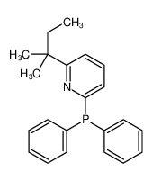 [6-(2-methylbutan-2-yl)pyridin-2-yl]-diphenylphosphane 947315-18-6