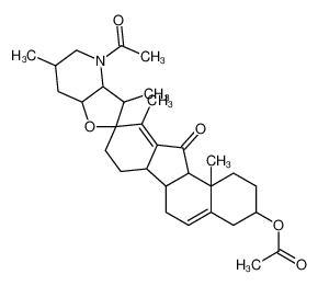 JERVINE, N-ACETYL-, ACETATE 7622-06-2