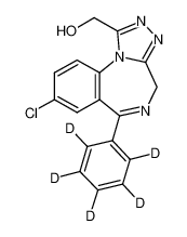 136765-24-7 structure, C17H8ClD5N4O