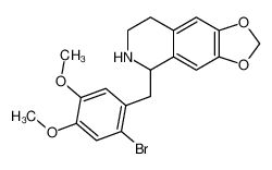 25888-41-9 5-[(2-bromo-4,5-dimethoxyphenyl)methyl]-5,6,7,8-tetrahydro-[1,3]dioxolo[4,5-g]isoquinoline