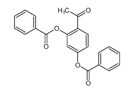(4-acetyl-3-benzoyloxyphenyl) benzoate 66832-97-1