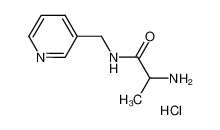 2-Amino-N-(3-pyridinylmethyl)propanamide hydrochloride 1236261-24-7