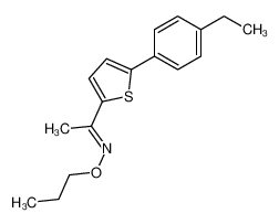 93599-13-4 (E)-1-[5-(4-ethylphenyl)thiophen-2-yl]-N-propoxyethanimine