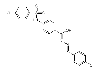 N-[(4-chlorophenyl)methylideneamino]-4-[(4-chlorophenyl)sulfonylamino]benzamide 477733-25-8