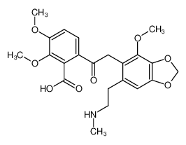 483-89-6 structure, C22H25NO8