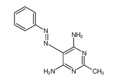 2-methyl-5-phenyldiazenylpyrimidine-4,6-diamine 5473-05-2