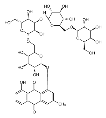 120181-08-0 structure, C39H50O24