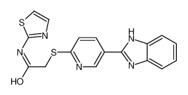 1186092-08-9 structure, C17H13N5OS2