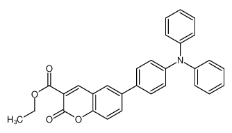 ethyl 2-oxo-6-[4-(N-phenylanilino)phenyl]chromene-3-carboxylate 1056693-13-0