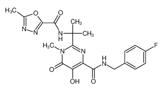 518048-05-0 structure, C20H21FN6O5