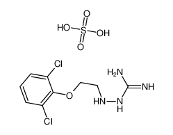 二[3-[2-(2,6-二氯苯氧基)乙基]氨基胍]硫酸盐