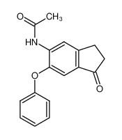 82505-50-8 N-(1-Oxo-6-phenoxy-5-indanyl)-acetamide