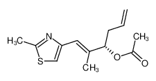 188259-62-3 (1S)-[(1E)-methyl-2-(2-methyl-1,3-thiazol-4-yl)ethynyl]-3-butenyl acetate