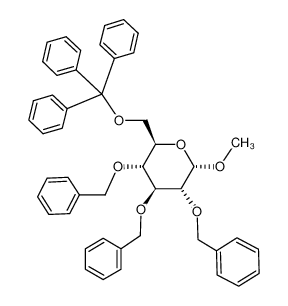 methyl 2,3,4-tri-O-benzyl-6-O-(triphenylmethyl)-α-D-glucopyranoside 18685-19-3