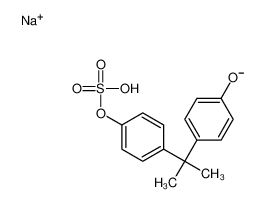 sodium,[4-[2-(4-hydroxyphenyl)propan-2-yl]phenyl] sulfate 847696-37-1