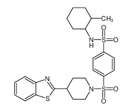 606082-91-1 structure, C25H31N3O4S3