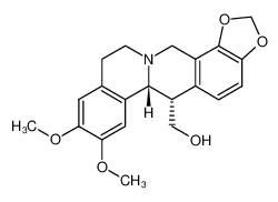 79082-09-0 spectrum, (+)-cis-2,3-Dimethoxy-8-oxo-9,10-(methylenedioxy)-13-(hydroxymethyl)tetrahydroprotoberberine