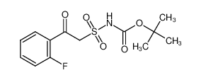 1447236-83-0 spectrum, tert-butyl [2-(2-fluorophenyl)-2-oxoethyl]sulfonylcarbamate