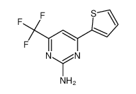 396-63-4 4-thiophen-2-yl-6-(trifluoromethyl)pyrimidin-2-amine