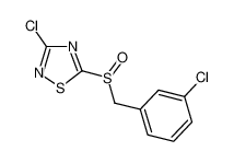 3-chloro-5-[(3-chlorophenyl)methylsulfinyl]-1,2,4-thiadiazole 486997-74-4