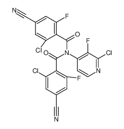 1365992-14-8 structure, C21H6Cl3F3N4O2