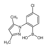 [4-Chloro-2-(3,5-dimethyl-1H-pyrazol-1-yl)phenyl]boronic acid 1287753-38-1