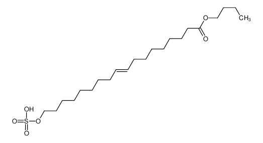 butyl (E)-18-sulfooxyoctadec-9-enoate 38621-44-2