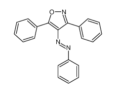 (3,5-diphenyl-1,2-oxazol-4-yl)-phenyldiazene 63296-54-8