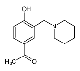 1-(4-羟基-3-哌啶-1-甲基苯基)-乙酮