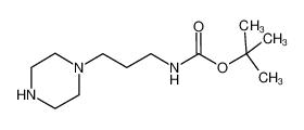 tert-butyl N-(3-piperazin-1-ylpropyl)carbamate 874831-60-4