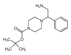 tert-butyl 4-(2-amino-1-phenylethyl)piperazine-1-carboxylate 444892-54-0