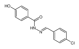 N-[(E)-(4-chlorophenyl)methylideneamino]-4-hydroxybenzamide