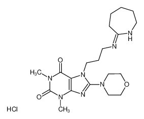 109054-66-2 structure, C20H32ClN7O3