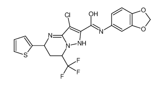 6066-93-9 structure, C19H14ClF3N4O3S