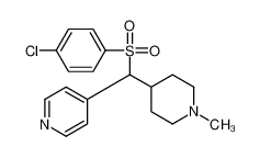 558462-67-2 4-[(4-chlorophenyl)sulfonyl-(1-methylpiperidin-4-yl)methyl]pyridine