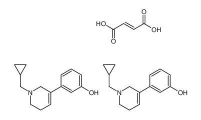 3-(1-环丙基甲基-1,2,5,6-四氢吡啶-3-基)苯酚富马酸盐