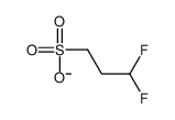 163035-65-2 structure, C3H5F2O3S-