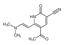 88877-02-5 spectrum, 5-acetyl-1,2-dihydro-6-(2-dimethylaminoethenyl)-2-oxo-3-pyridinecarbonitrile