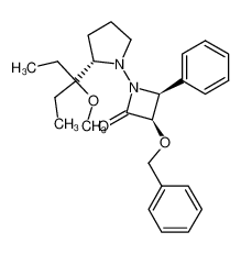 438566-45-1 spectrum, (3R,4S)-3-benzyloxy-1-[(2S)-2-(1-ethyl-1-methoxypropyl)pyrrolidin-1-yl]-4-phenylazetidin-2-one