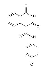 N-(4-chlorophenyl)-1,3-dioxo-4H-isoquinoline-4-carboxamide 21925-88-2