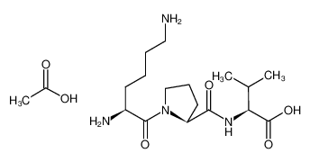 (2S)-2-[[(2S)-1-[(2S)-2,6-diaminohexanoyl]pyrrolidine-2-carbonyl]amino]-3-methylbutanoic acid 67727-97-3