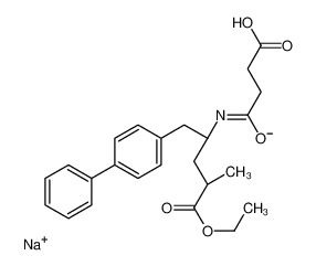 sodium,4-[[(2S,4R)-5-ethoxy-4-methyl-5-oxo-1-(4-phenylphenyl)pentan-2-yl]amino]-4-oxobutanoate 149690-05-1