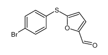 5-(4-bromophenyl)sulfanylfuran-2-carbaldehyde 56656-94-1
