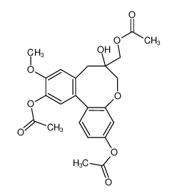 111830-79-6 structure, C23H24O9