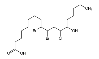 89682-76-8 structure, C18H33Br2ClO3