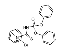 1-(5-bromopyridin-2-yl)-3-diphenoxyphosphorylthiourea