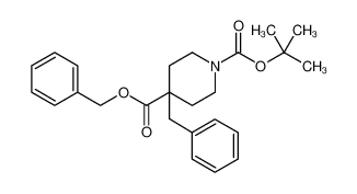 1,4-Piperidinedicarboxylic acid, 4-(phenylmethyl)-, 1-(1,1-dimethylethyl) 4-(phenylmethyl) ester 897669-44-2