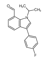 101125-36-4 3-(4-Fluoro-phenyl)-1-isopropyl-1H-indole-7-carbaldehyde