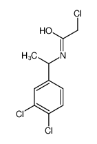 2-chloro-N-[1-(3,4-dichlorophenyl)ethyl]acetamide 90793-96-7
