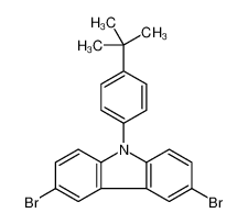 3,6-dibromo-9-(4-tert-butylphenyl)carbazole 741293-42-5